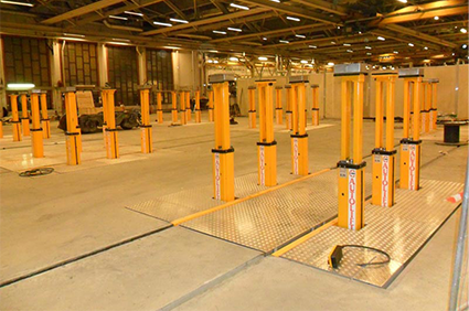 Lifting jacks and stands for bogies