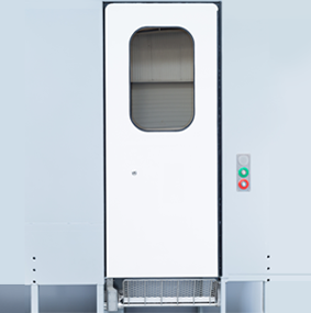 Single leaf sliding door